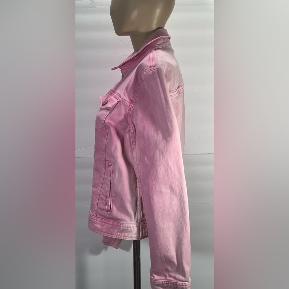 Women's Pink Utility Jacket - Picture 2 of 9